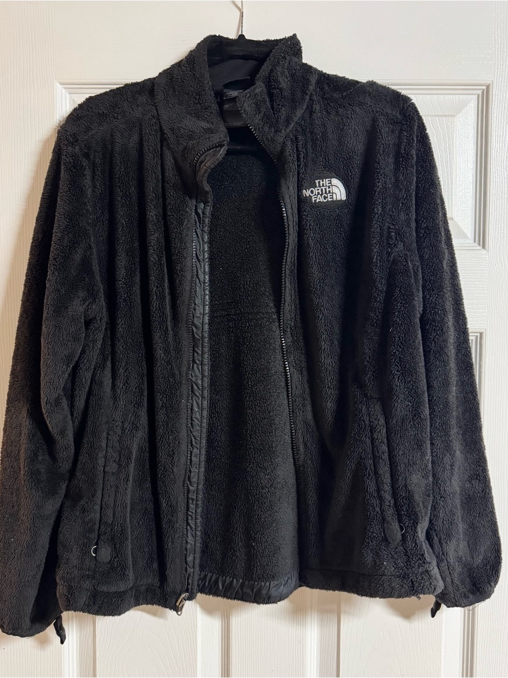The North Face Black Plush Zip Fleece Jacket